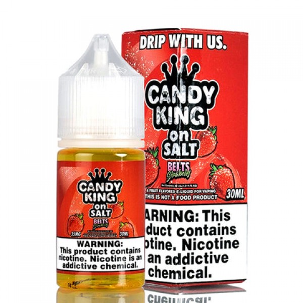 Strawberry Belts on Salt - Candy King E-Juice