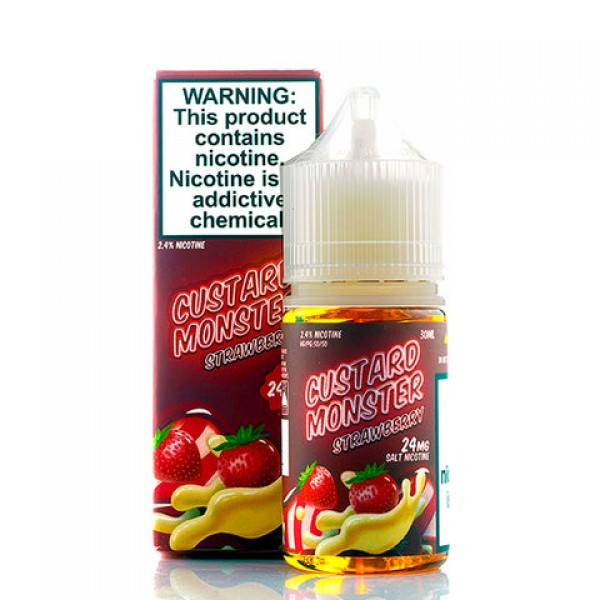 Strawberry Salt - Custard Monster E-Juice
