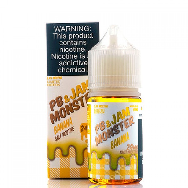 PB & Banana Jam Salt - Jam Monster E-Juice