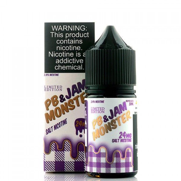 PB & Grape Jam Salt - Jam Monster E-Juice