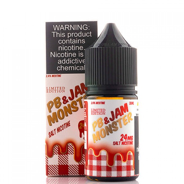 PB & Strawberry Jam Salt - Jam Monster E-Juice