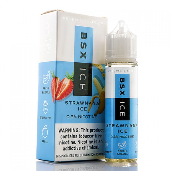 Strawnana Ice - Glas BSX Ice E-Juice (60 ml)