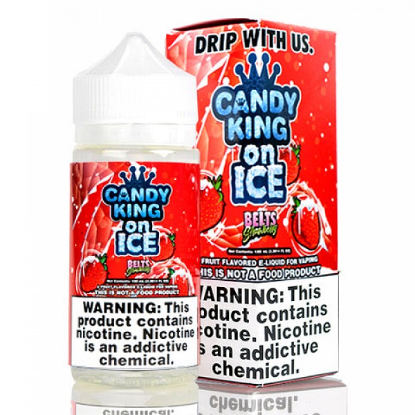 Strawberry Belts on Ice - Candy King E-Juice (100 ...