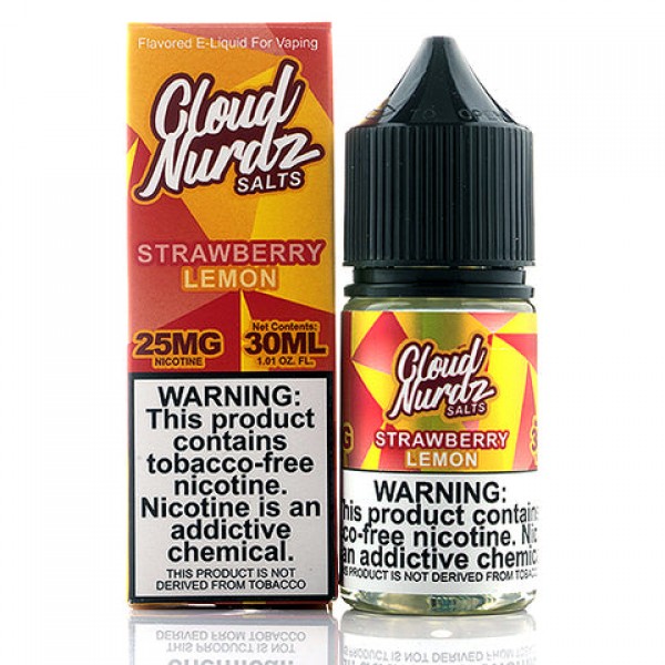 Strawberry Lemon Salt - Cloud Nurdz E-Juice