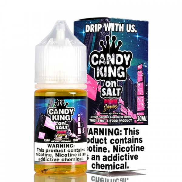 Pink Squares on Salt - Candy King E-Juice