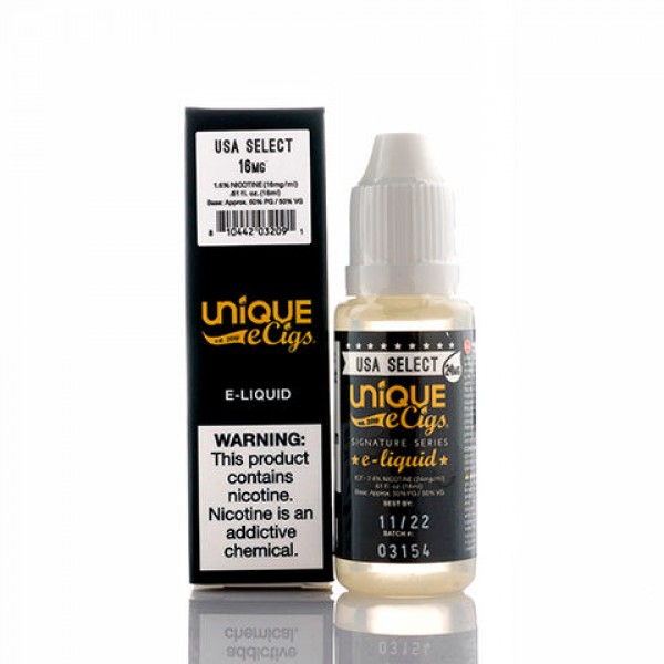 USA Select - Unique E-Cigs E-Juice