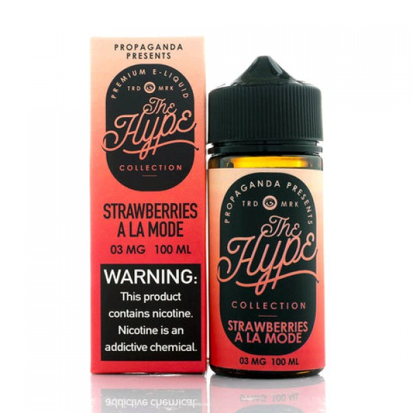 Strawberries A La Mode - Propaganda Hype E-Juice (...