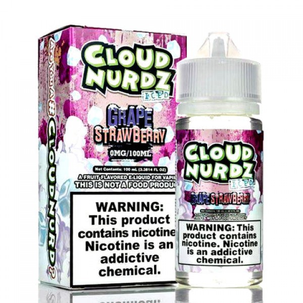 Grape Strawberry Iced - Cloud Nurdz E-Juice (100 ml)