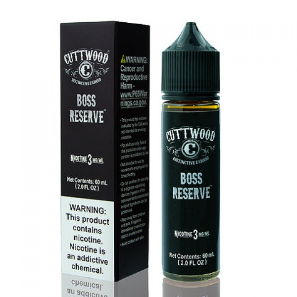 Boss Reserve - Cuttwood E-Liquid (60 ml)