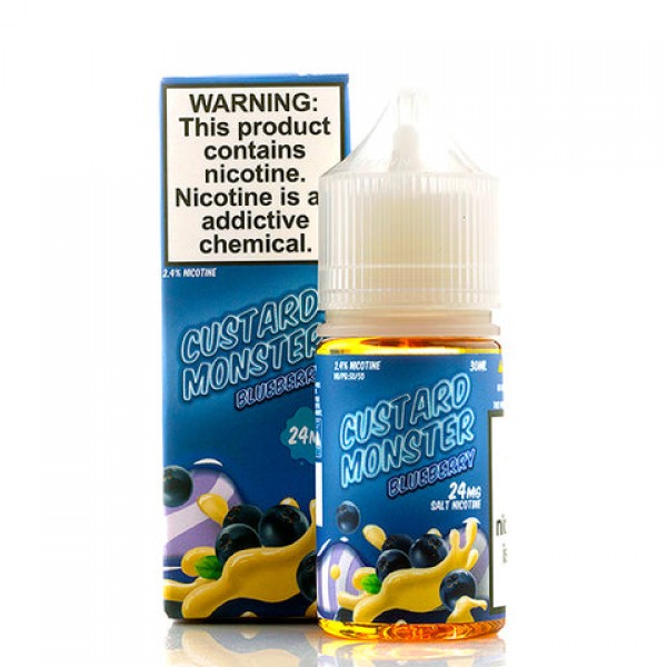 Blueberry Salt - Custard Monster E-Juice