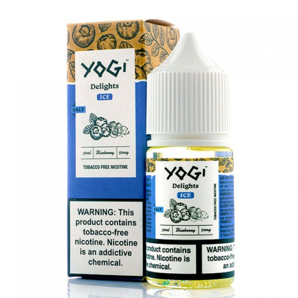 Blueberry Ice Salt - Yogi Delights E-Juice [Nic Sa...