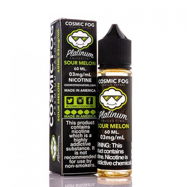 Sour Melon - Cosmic Fog Platinum Collection E-Liqu...