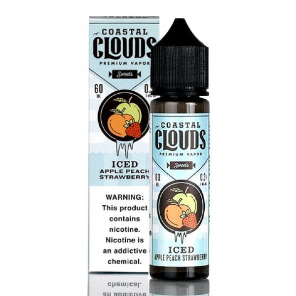 Iced Apple Peach Strawberry - Coastal Clouds E-Juice (60 ml)