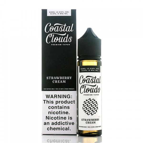 Strawberry Cream - Coastal Clouds E-Juice (60 ml)