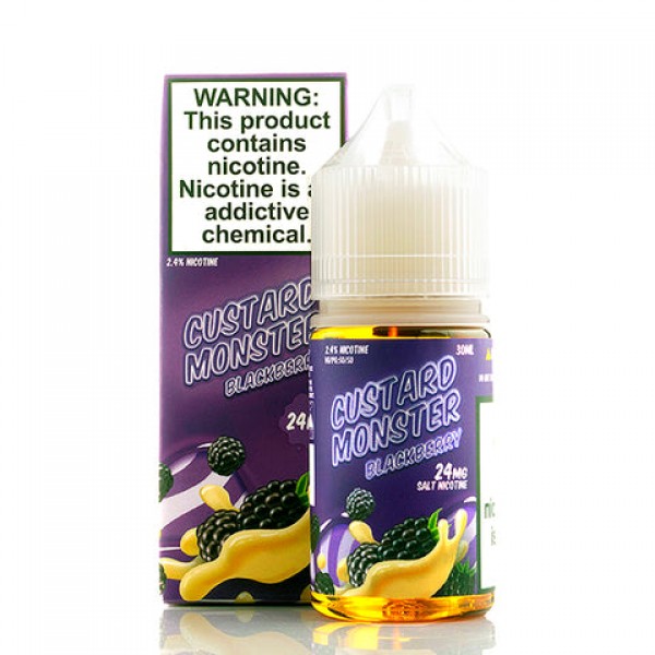 Blackberry Salt - Custard Monster E-Juice