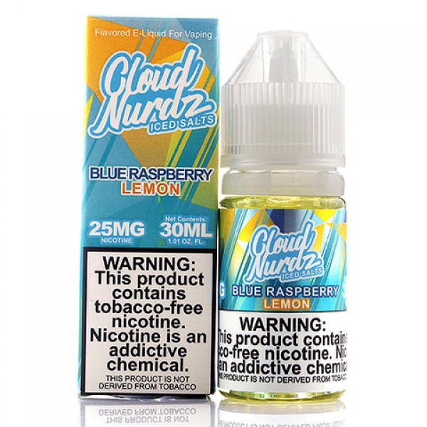 Blue Raspberry Lemon Iced Salt - Cloud Nurdz E-Jui...