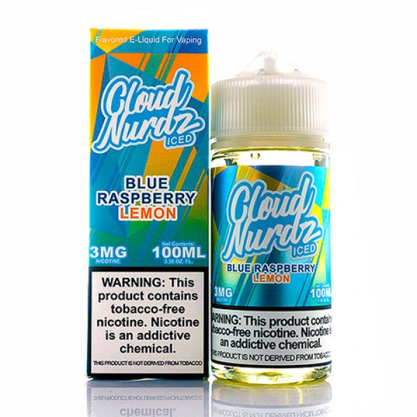 Blue Raspberry Lemon Iced - Cloud Nurdz E-Juice (1...