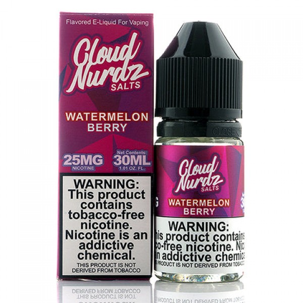 Watermelon Berry Salt - Cloud Nurdz E-Juice