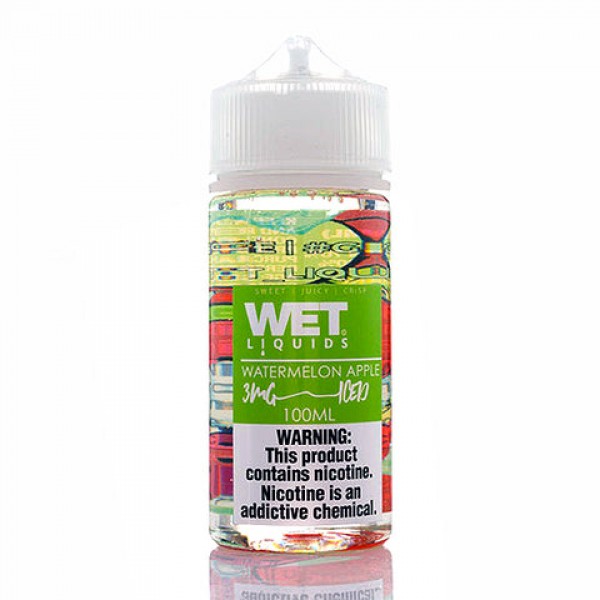 Watermelon Apple Iced - Wet Liquids E-Juice (100 m...