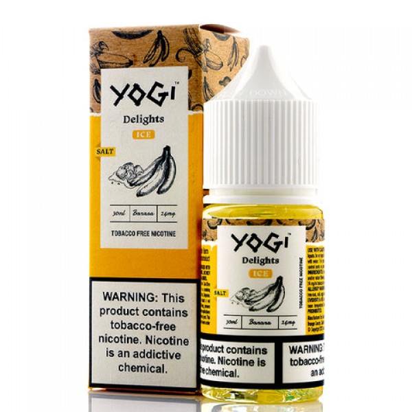 Banana Ice Salt - Yogi Delights E-Juice [Nic Salt ...