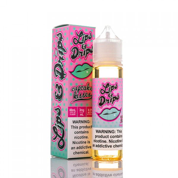 Cupcake Kisses - Lips & Drips E-Juice (60 ml)