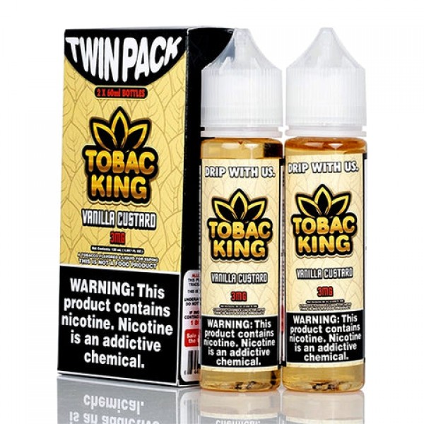 Vanilla Custard - Tobac King E-Juice (120 ml)