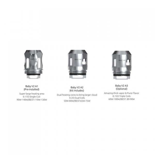 Smok TFV8 Baby V2 Coils / Atomizer Heads (3 Pack)