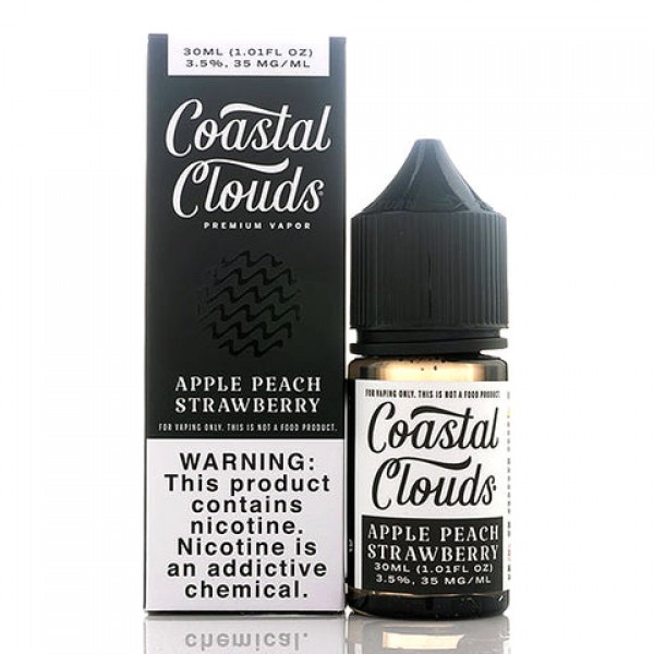 Apple Peach Strawberry Salt - Coastal Clouds E-Jui...