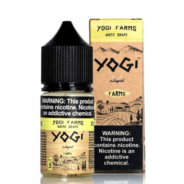 White Grape Salt - Yogi Farms E-Juice [Nic Salt Ve...