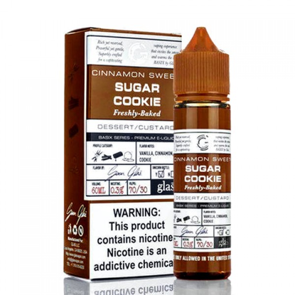 Sugar Cookie - Glas Basix E-Juice (60 ml)