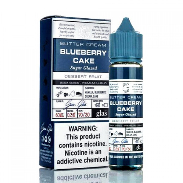 Blueberry Cake - Glas Basix E-Juice (60 ml)