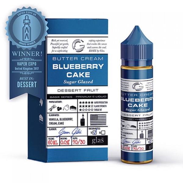 Blueberry Cake - Glas Basix E-Juice (60 ml)