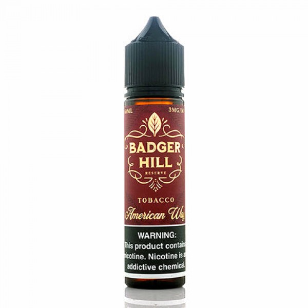 American Way - Badger Hill Reserve E-Juice (60 ml)