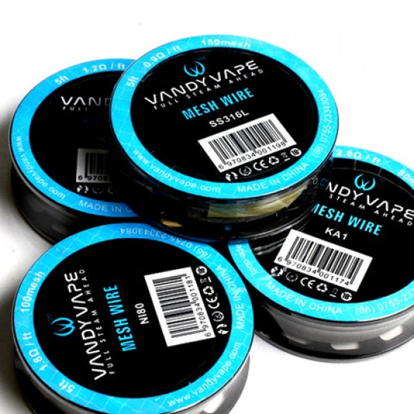 Vandy Vape Mesh Wire Rolls (KA1, Ni80, SS316L)