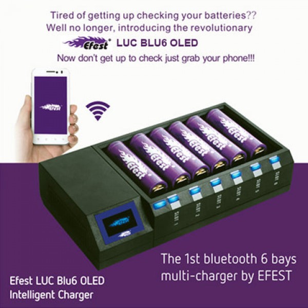 Efest LUC BLU6 Intelligent Bluetooth charger