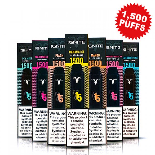 Ignite V15 Disposable Vape Pen - 1,500 Puffs