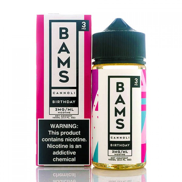 Birthday Cannoli - Bam's Cannoli E-Juice (100 ...