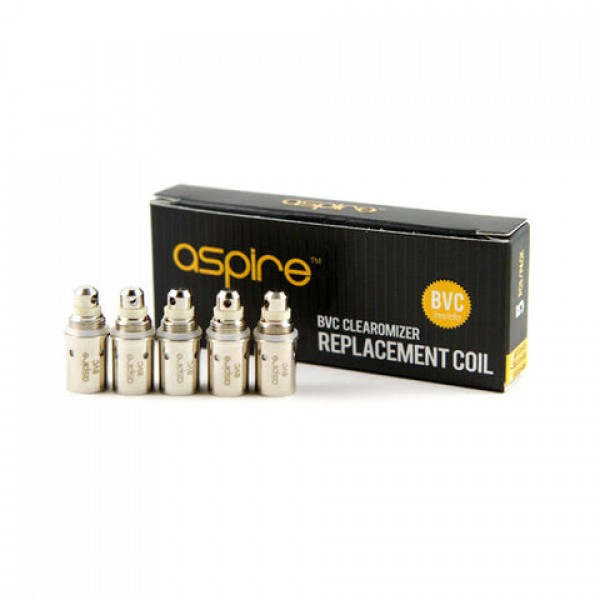 Aspire BVC Replacement Coils / Atomizer Heads (5 p...