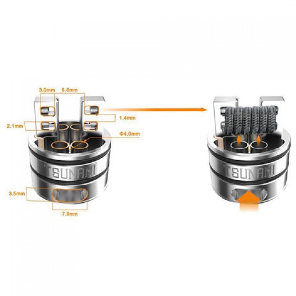 Geek Vape Tsunami RDA - Rebuildable Dripping Atomizer